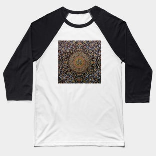 Persian traditional carpet floral pattern Baseball T-Shirt